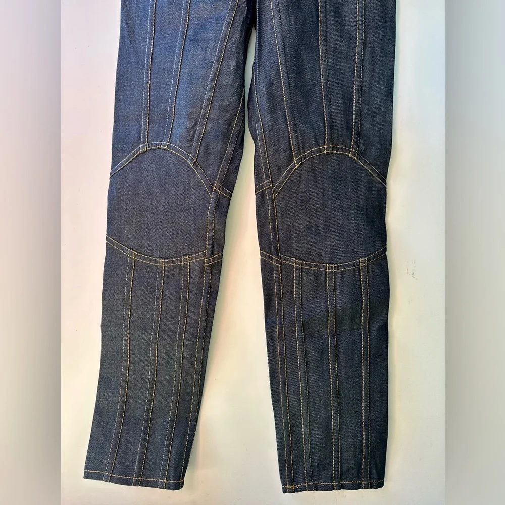 NWT Parnell Mooney Indigo 50 Panel Men's Dark Blue Jeans, 32